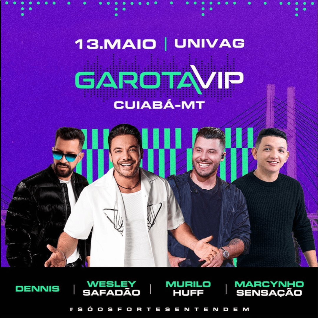 Garota Vip Cuiabá 2023 – Início das Vendas 1