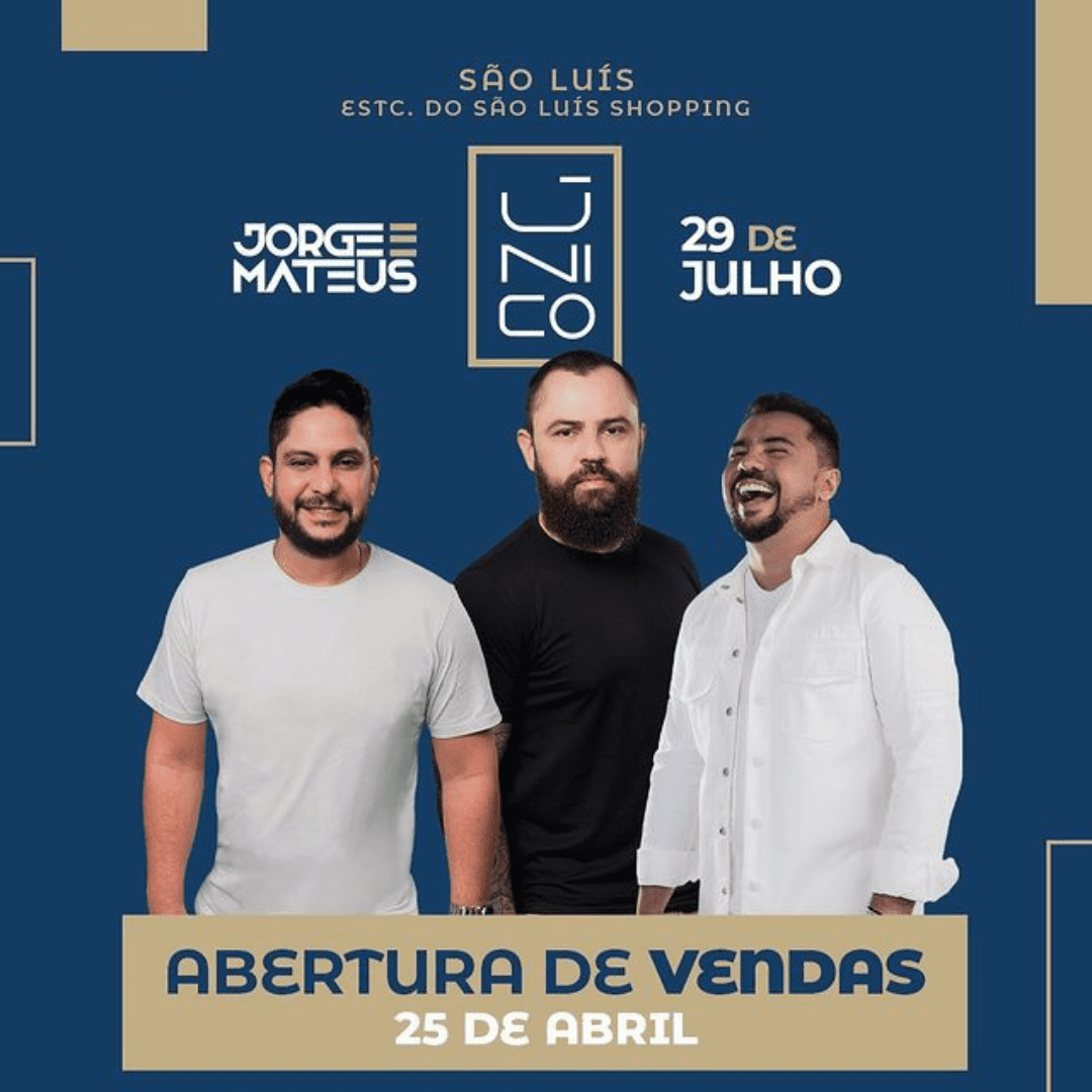 Jorge e Mateus Único 2023 - São Luís/MA - Início das Vendas 1