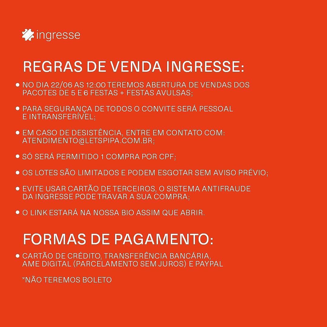 Réveillon Lets Pipa 2022/2023 - Início das Vendas 1