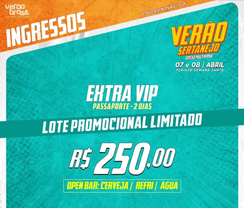 Verão Sertanejo 2023 - Início das vendas e primeiras atrações confirmadas 1