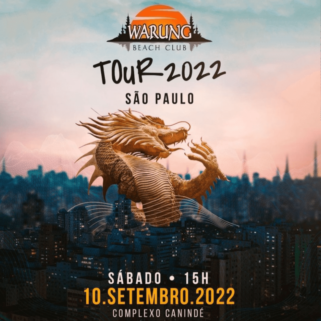 Warung Tour 2022 - São Paulo/SP - Início das Vendas 1